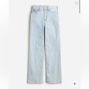 J crew Full-length slim wide-leg jean in Doriel wash